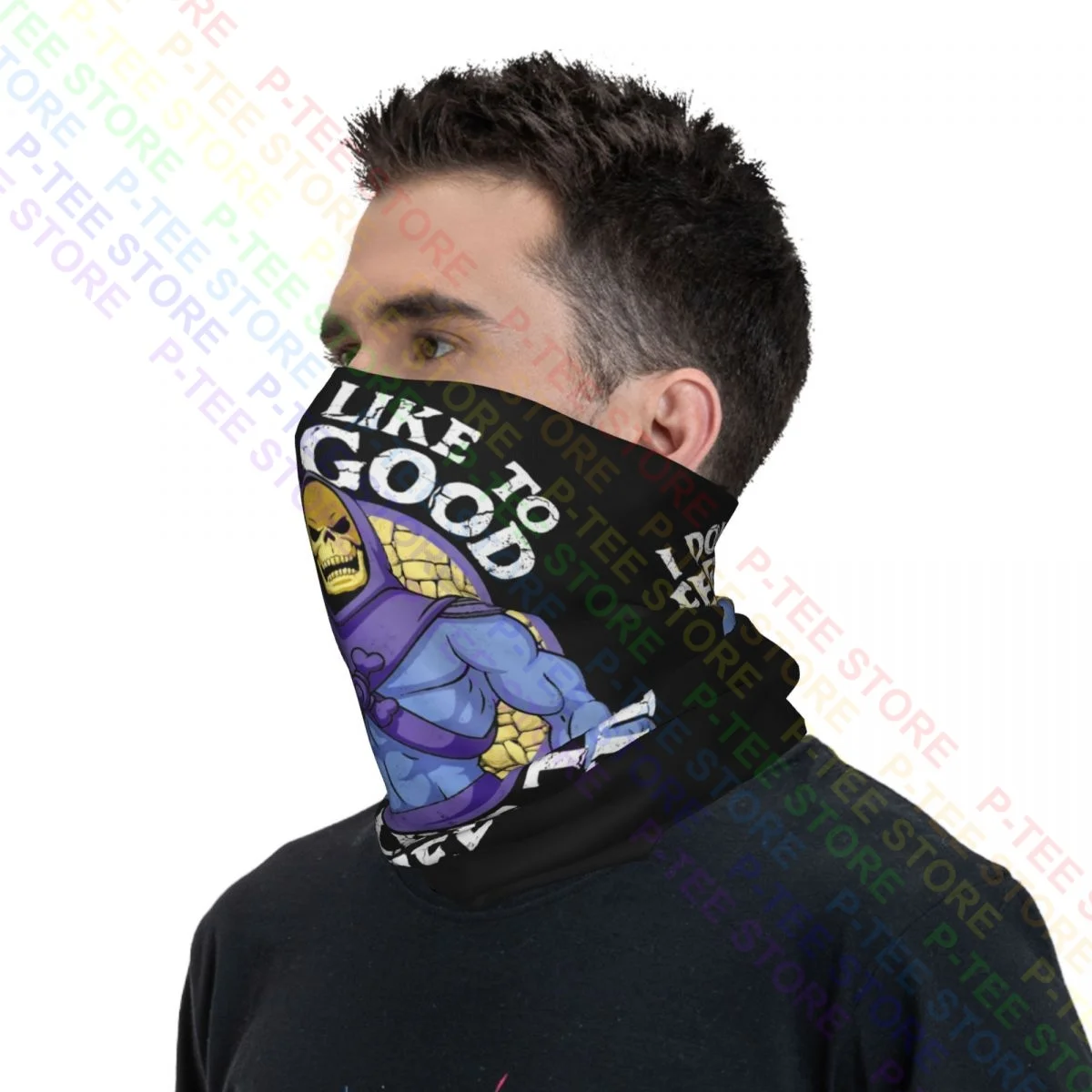 Masters Of The Universe Feel Good Skeletor Neck Gaiter Bandana Scarf Face Mask Sports Ourdoor Multifunctional