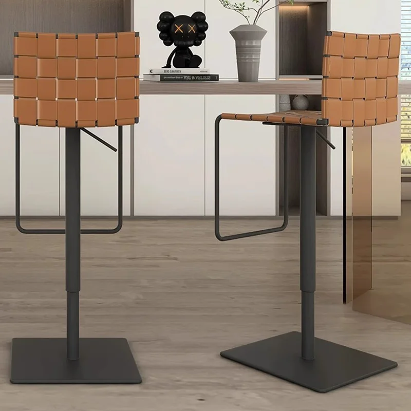 

Барные стулья из ротанга для ресторанов, дизайнерские регулируемые стулья для геймеров, профессиональные парикмахерские кресла, уникальная эстетичная мебель