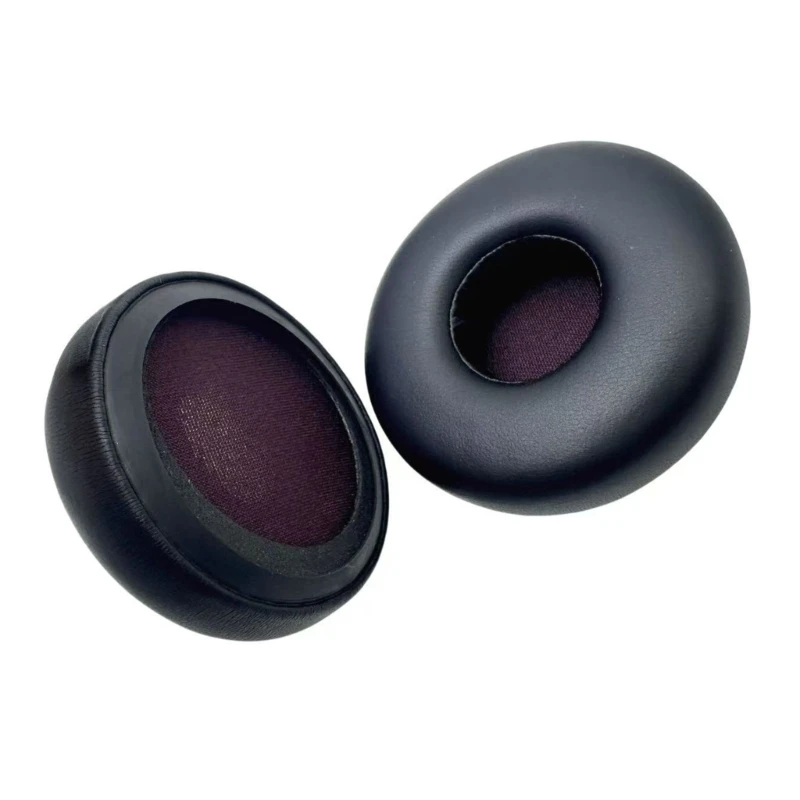 K43B Black Ear Pad Pair for PLATTAN ADV, Replacement Ear Cushions Earmuff Design for Comfortable Wear and Ear Cup Seal Support