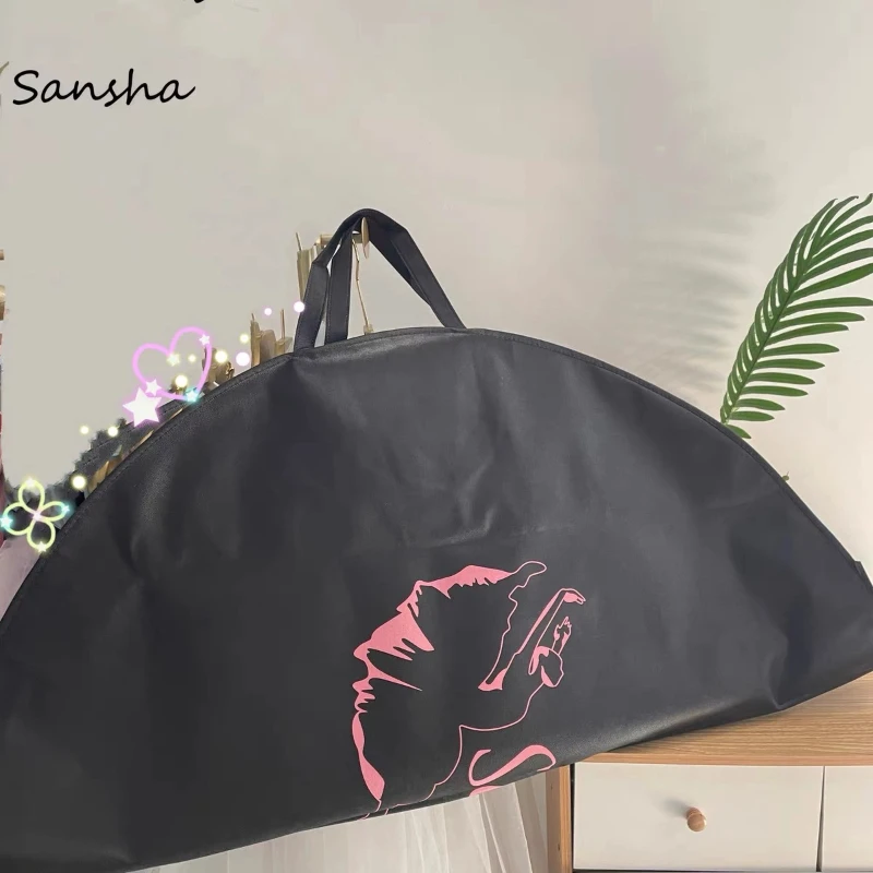 Ballet tutu saia saco não tecido flexível ballet desempenho traje saco de armazenamento dança traje bolsa mochila acessórios de dança