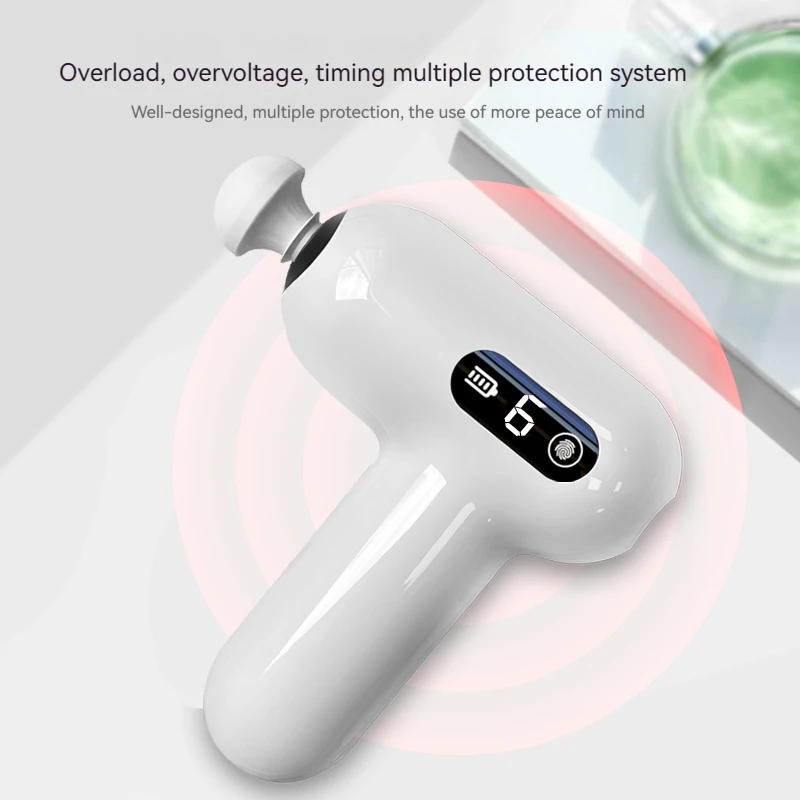 Pistolet Fascia de relaxation musculaire du corps, masseur électrique, écran tactile, vibration, odorde massage, qualité professionnelle, odorà membrane pour le cou