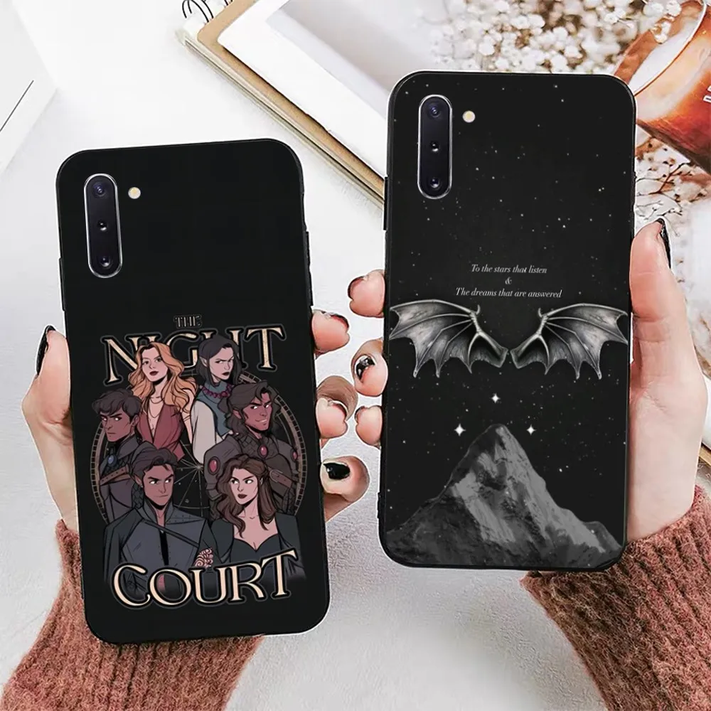 Acotar A Court of Mist and Fury Phone Case For Samsung Note 8 9 10 20 pro plus lite M 10 11 20 30 21 31 51 A 21 22 42 02 03