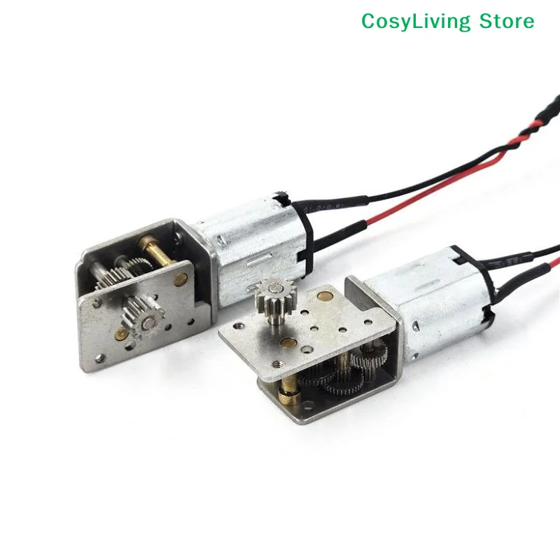 [CL]1Pcs DC 3V 3.7V 20RPM Slow Speed Metal Gearbox Engine Right Angle 14T Output Gear Shaft Mini N20 Gear Motor[CL] view 4