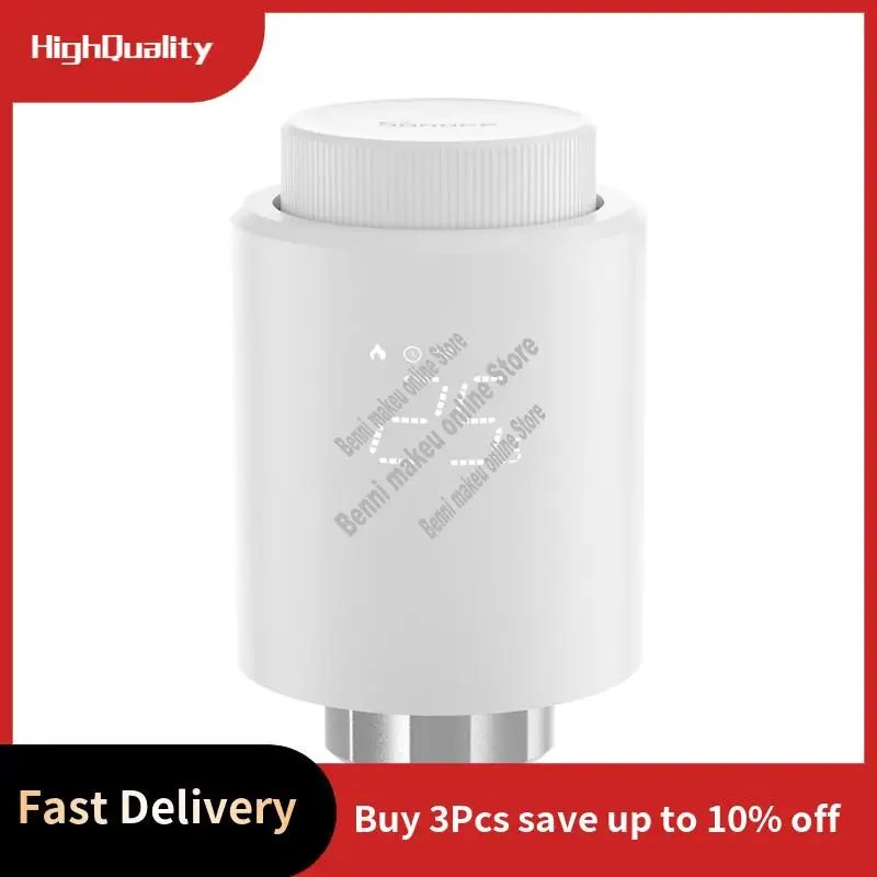 

Smart Thermostatic Radiator Valve TRVZB Home Heating Temperature Control For Zigbee Alexa Google ZHA MQTT Ewelink Durable-ABVP