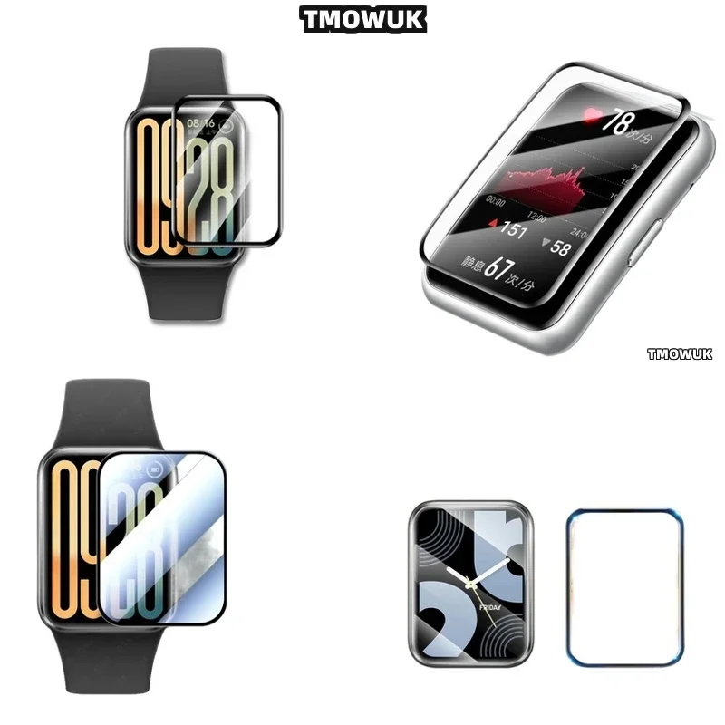 

For Xiaomi Band 4 5 6 7 8 9 10 Pro - Soft 3D Full Coverage Anti-Scratch PMMA Screen Protective Film - Easy To Install