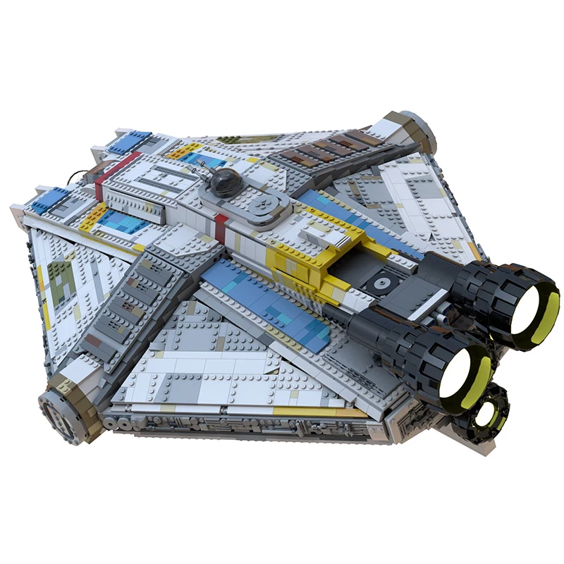 3934PCS MOC (star Battle) The Ghost - Rebels (with Interior) Collection Series Birthday Gift Building Blocks Birthday Gift