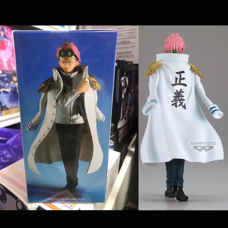 

Genuine Original Bandai Banpresto One Piece The Shukko Koby Anime Figure Model Desktop Ornament Toys Standing Posture Doll Gift