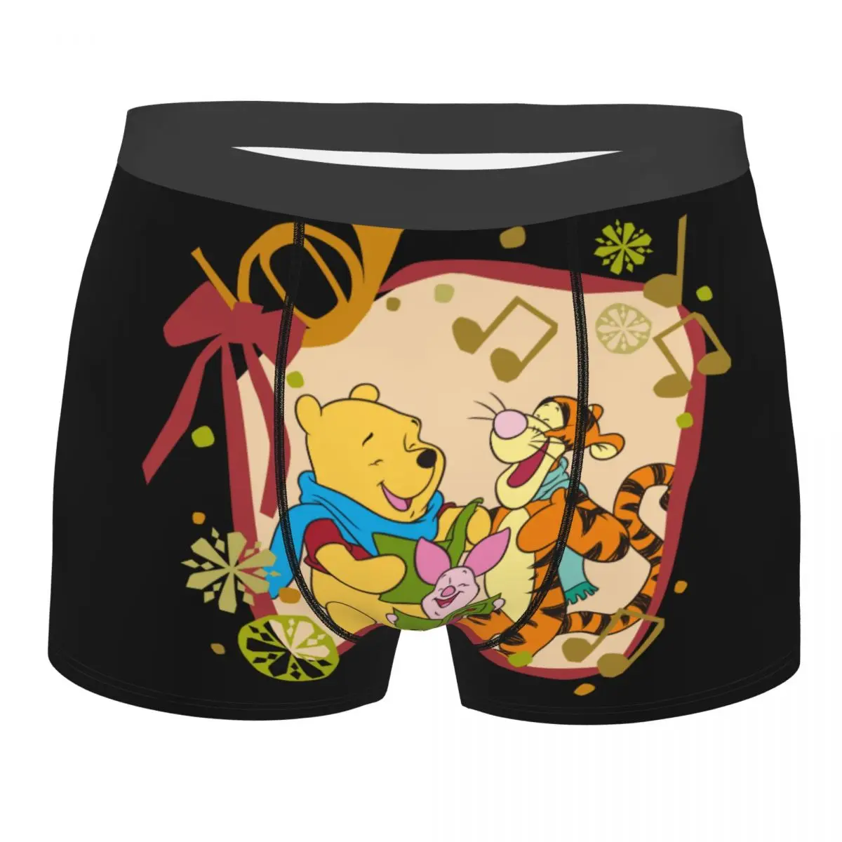 

Male Sexy Animation Cartoon Winnie The Pooh Underwear Boxer Briefs Men Soft Shorts Underpants