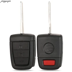 Jingyuqin Remote Car Flip Key Case Shell Modified For Chevrolet Caprice for Holden Commodore VE With 3 + Panic 4 Buttons Fob