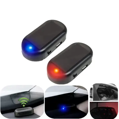 Car Fake Security Warning Light Sticker Accessories For Mercedes Benz W201 A Class GLA W176 CLK W209 W202 W220 W204 W203 W210