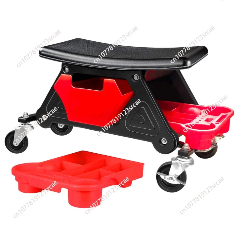 Car Multi-Function Chair Mechanic For Wax Polishing Projects Car Creeper Stool Chair Mobile Creeper Seat Car Wash Supplies