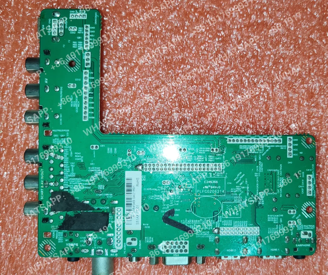 T.VST59S.81 T.V56.81 LED TV motherboard compatible with various screens, matched with remote control for1920x1080 OR 1366x768