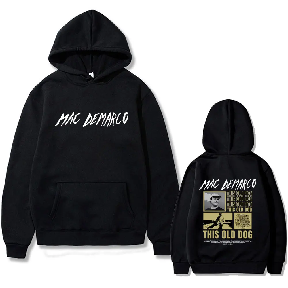 Mac Demarco This Old Dog Album Double Sided Print Hoodie Men Women Vintage Oversized Tracksuit Male Fashion Pop Music Hoodies
