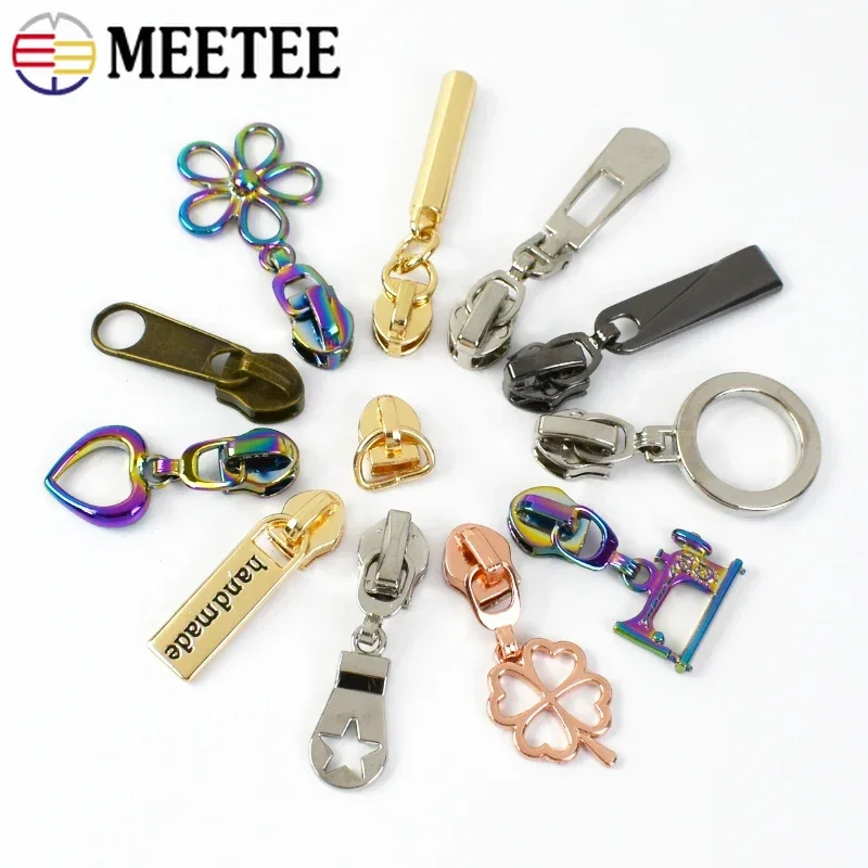 10/20 قطعة 5 # النايلون سستة المنزلق DIY الخياطة إغلاق البريدي المؤشر الملابس الزخرفية السوستة مجتذب حقيبة استبدال الرمز البريدي إصلاح أطقم #2