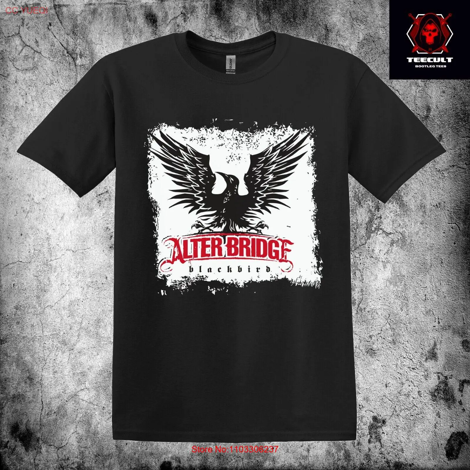 

Alter Bridge "Black Bird" Band Tee Unisex Adults Heavy Cotton T-SHIRT S-3XL