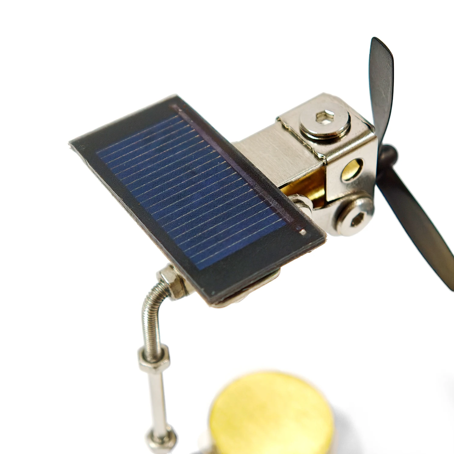 DIY Fan Blade Solar Model Decoration Metal Model Creative Science Education Demonstration Model Toy Senior Furnishing Articles