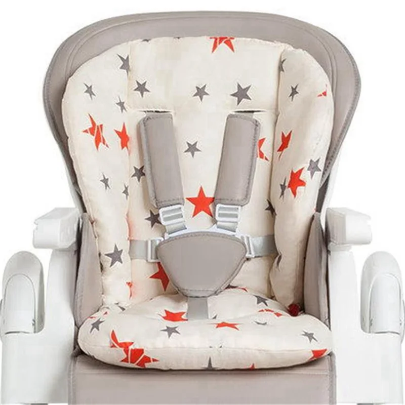 

2X Baby Stroller Seat Pad Universal Baby Stroller High Chair Seat Cushion Liner Mat Cotton Soft Feeding Chair Pad Cover
