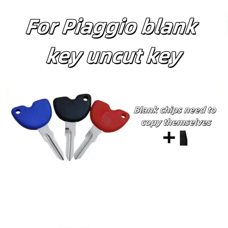 

Blank Key For Piaggio Medley rsmax250ie Vespa GTS, GTV, GT S 125, 200, 250 300 Motorcycle Replace Uncut Keys Chip slot