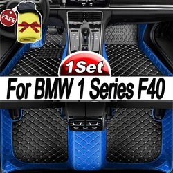 BMW 1シリーズF40, 118i, 116d, 118d, 2020, 2021, 2022, 2023, 5シート,防水カーマット用レザーカーフロアマット