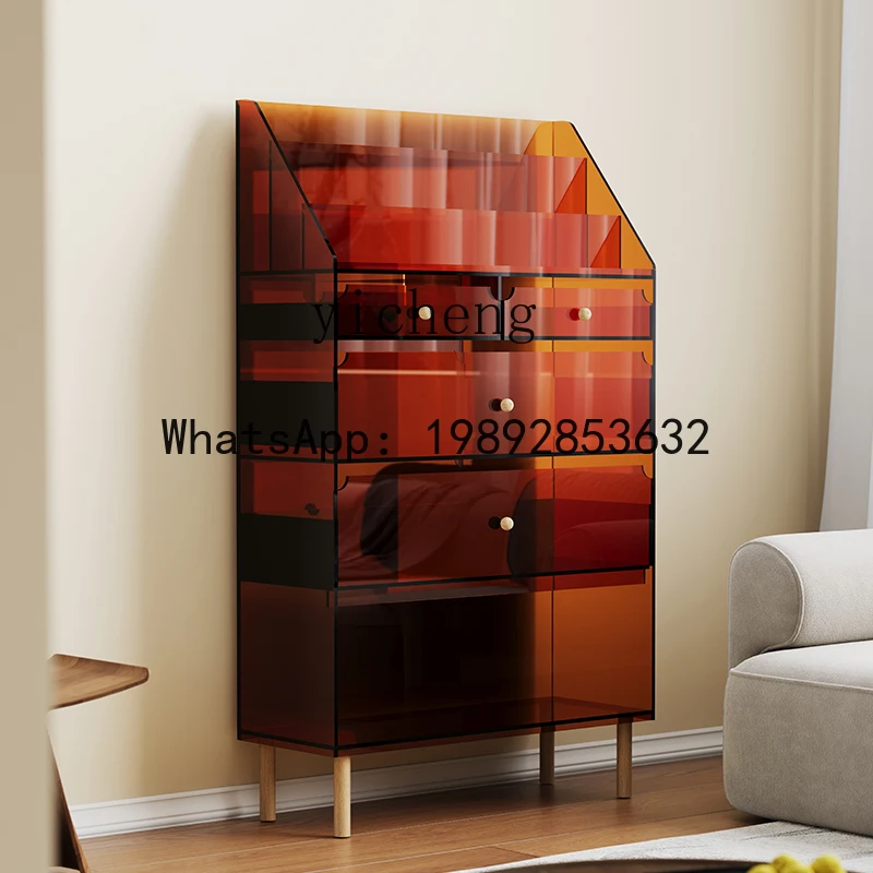 AA acrylic dining side cabinet living room dining room against the wall tea cabinet storage chest