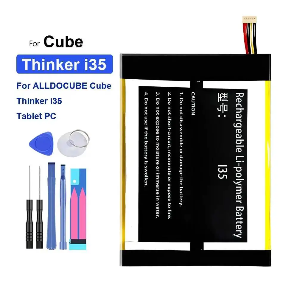 

T1006-3280185(2 Wires) NV-3064148-2S 4200-12000mAh For Alldocube M5 For Cube Knote Power Thinker 5 Tablet PC Pro Tablet Battery