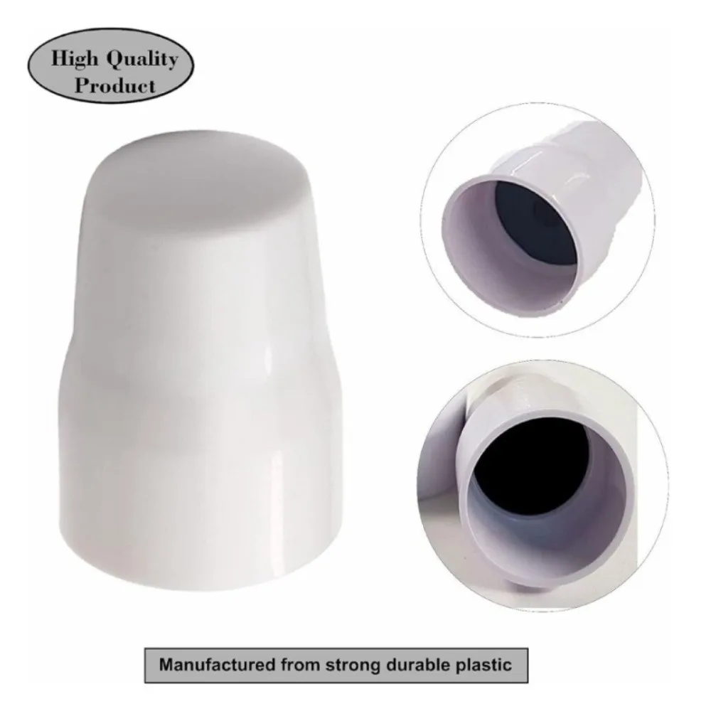 

ABS Plastic Radiator Valve Cap White Black Water Heaters Pipe Cover Easy Push-Fit Replacement Cover Drain Pipe Covers
