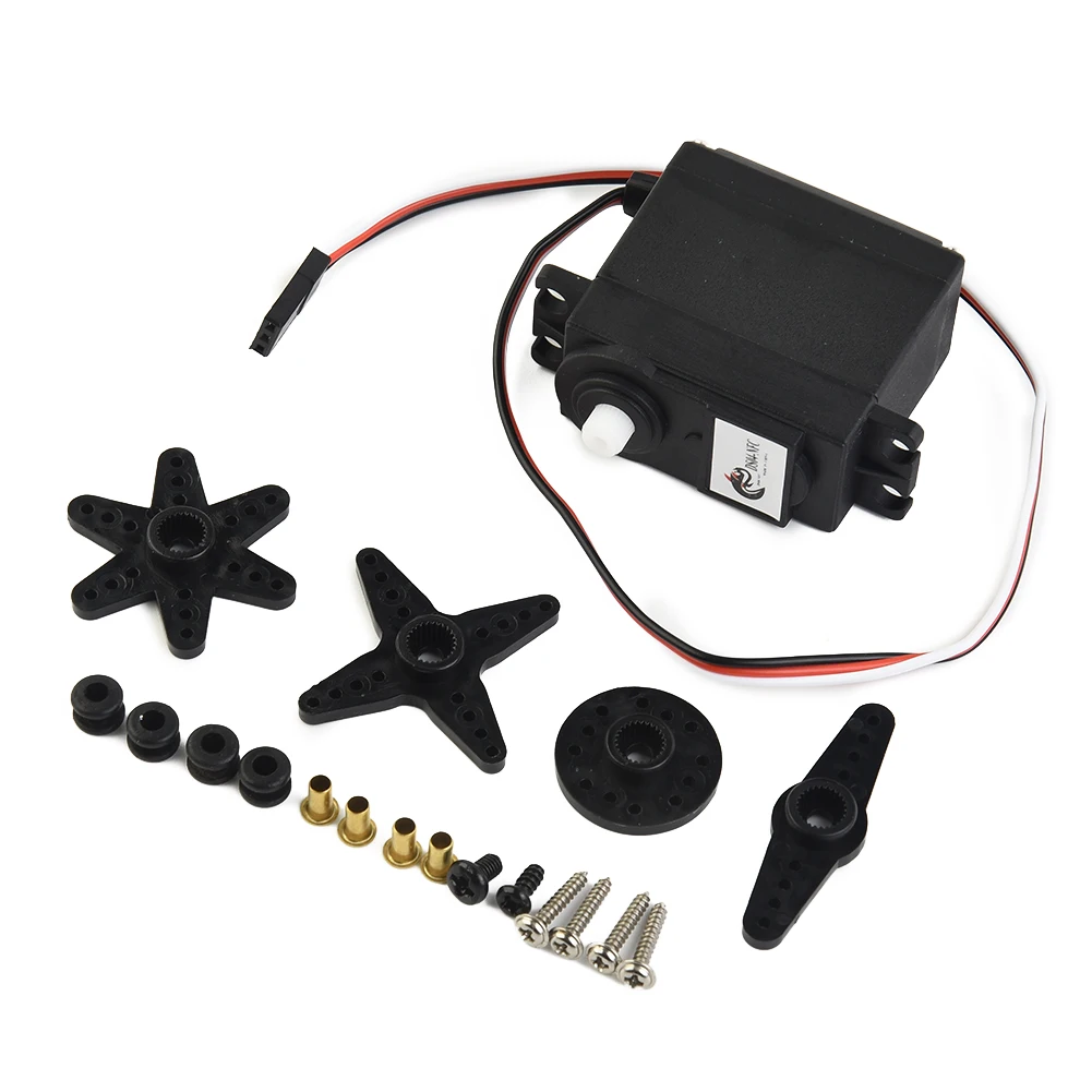 

Двигатель постоянного тока DS04NFC с непрерывным вращением и вращением на 360 градусов с регулируемой скоростью сигнала для использования в радиоуправляемом робототехнике