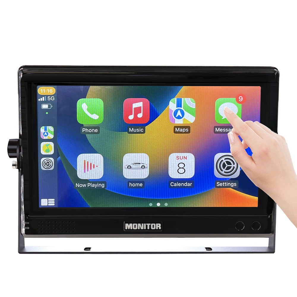 Wireless Carplay Android Auto 7'' Touch Screen Car Player Portable Navigation with Bluetooth and FM