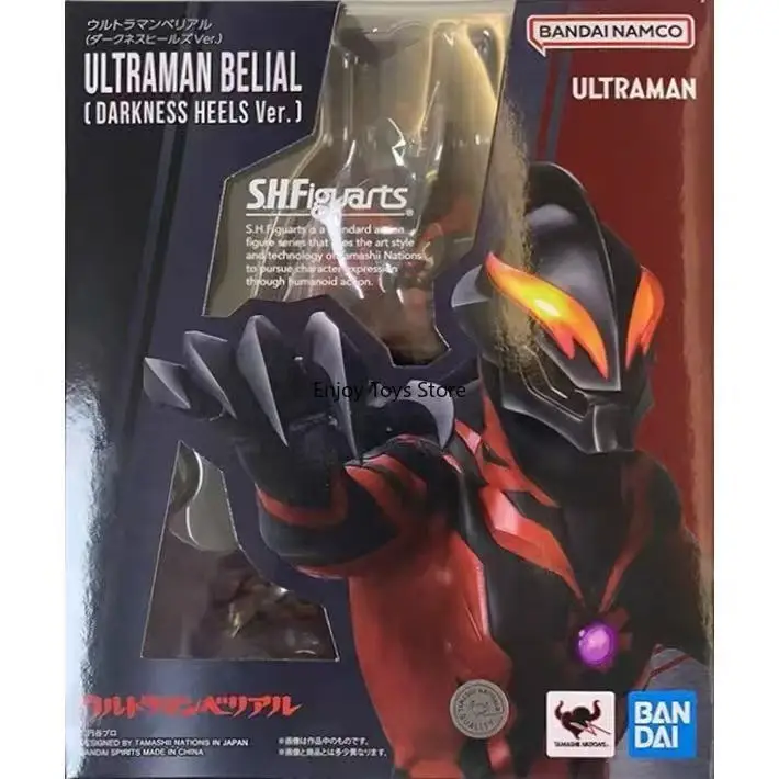 

In Stock Bandai SHF Ultraman Belia New Generation DARKNESS HEELS Dark Hero