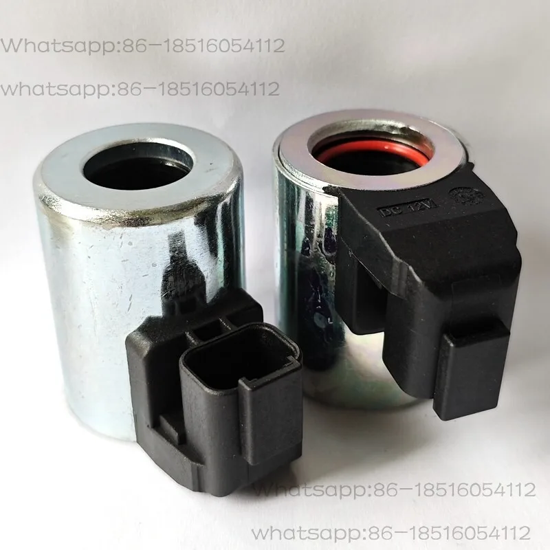 Coil excavator parts Solenoid valve coil, inner diameter 19mm height 50 24V 12V