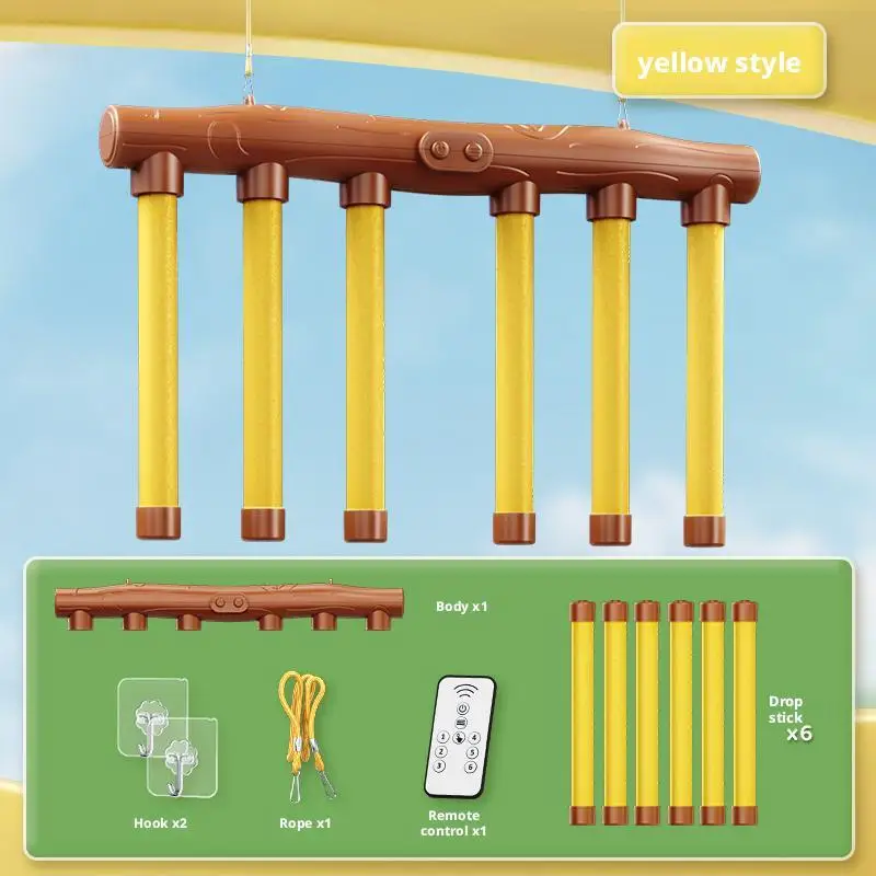 Sfida Caduta Bastoni Gioco Addestramento Capacità di Reazione Bastone Giocattolo Giocattolo Educativo Per Bambini Genitore-figlio Interattivo Cattura G9b4