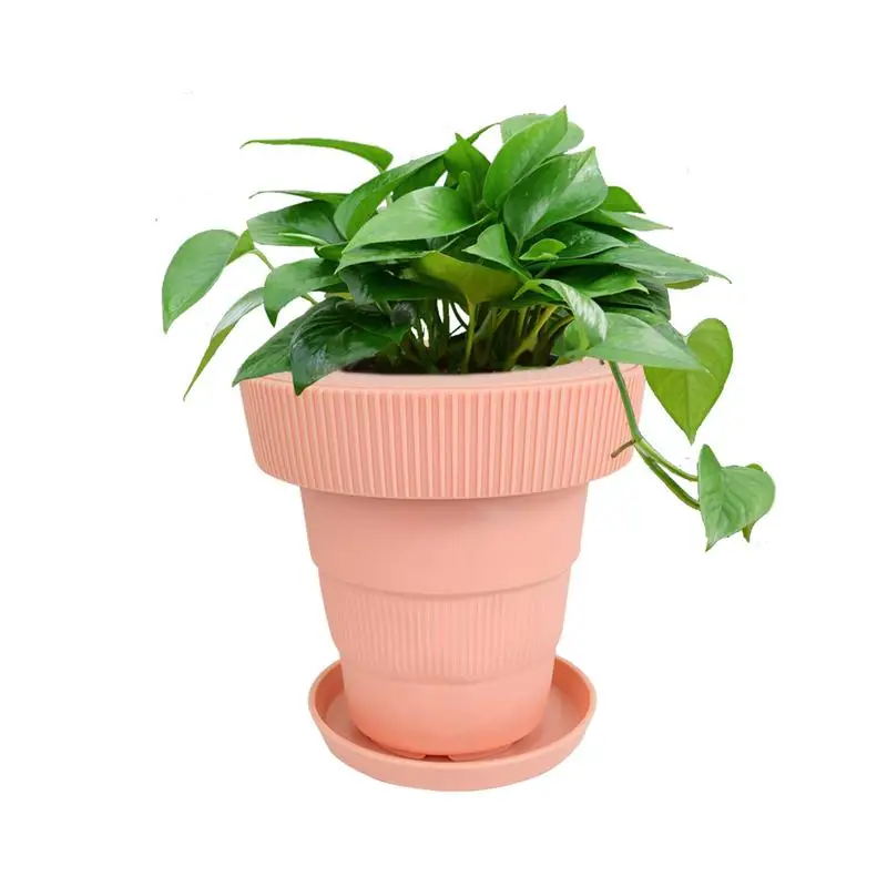 

Self-Watering Pots For Indoor Plants Succulents Rubber Drainage Pots Water Storage Planter With Knob To Control Drip Rate