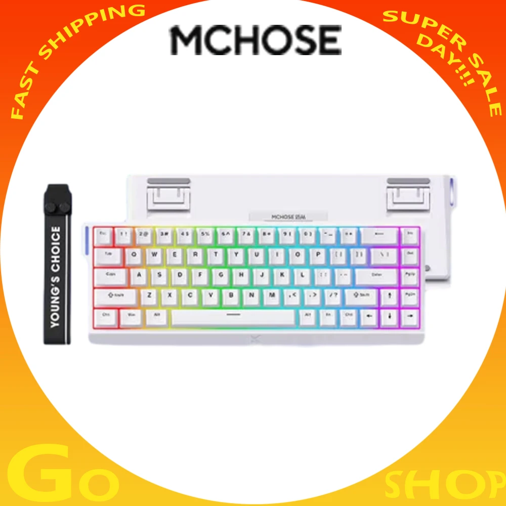 Mchose Ace 60Pro Magnetic Switch 8K Mechanical Keyboard TTC Magnetic Low Delay E-Sports Gaming Keyboard RGB PC Gamer Accessories