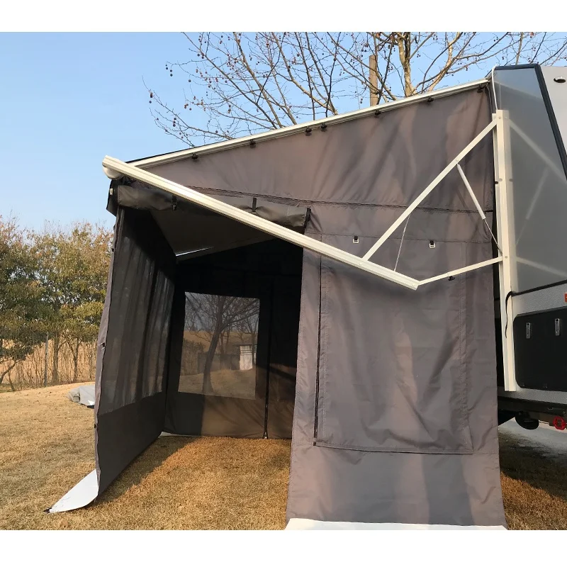 

Quick Install Camping Portable 3-4 Person Motrohome Trailer RV Caravan Camper Awning Annex Tent