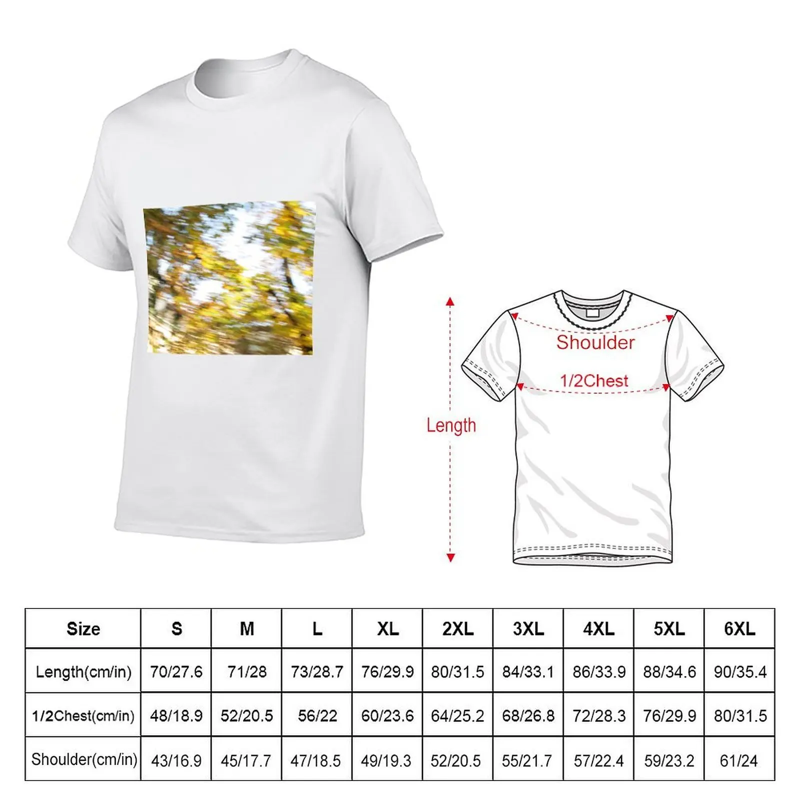 The Dizzying Heights of Autumn T-Shirt Man t-shirt anime figures mens graphic t-shirts big and tall