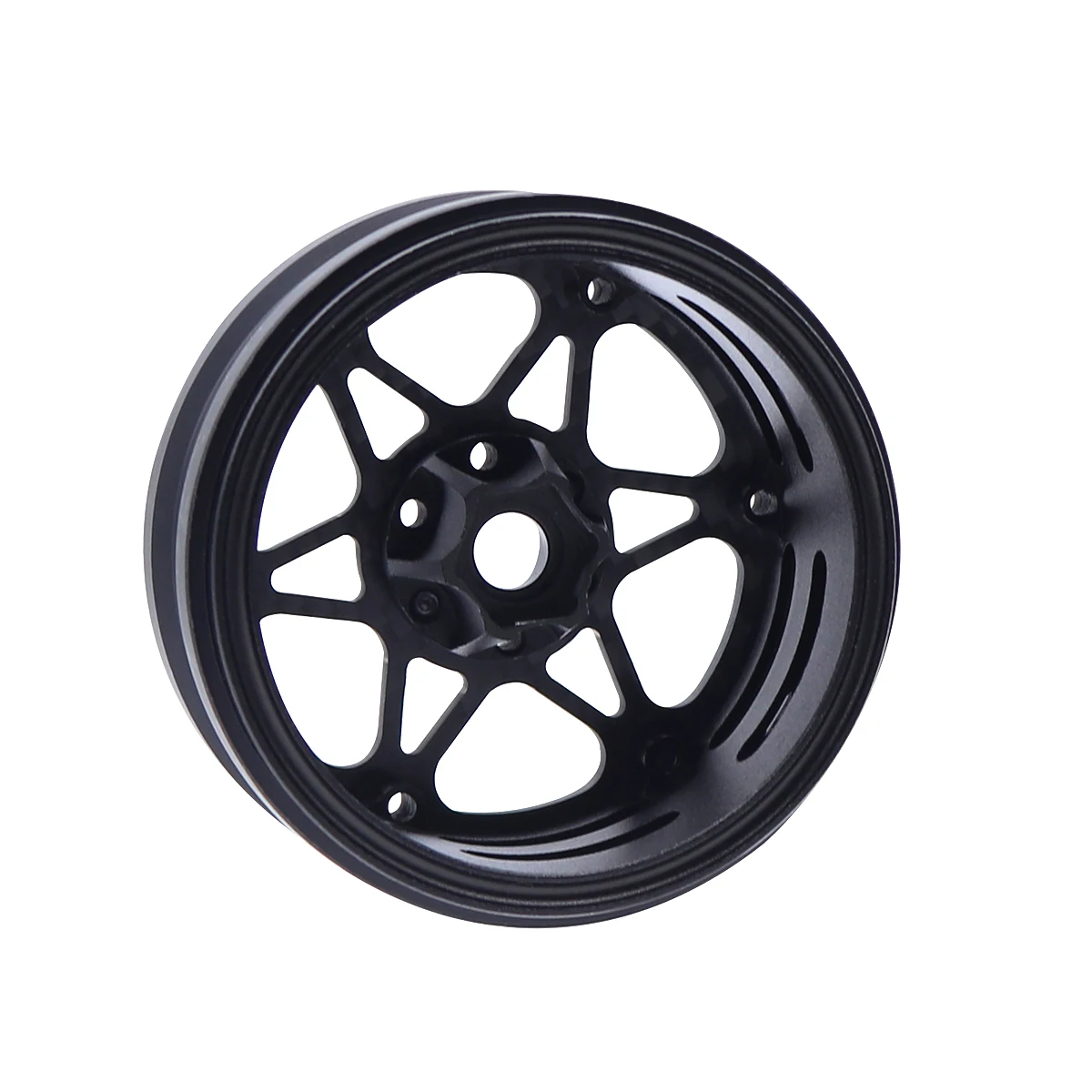 4PCS 2.2 Inch Carbon Fiber Wheels Rim For 1/10 RC Crawler LCG Cheater Rigs Building Capra SCX10 Pro TRX4 Upgrade Parts