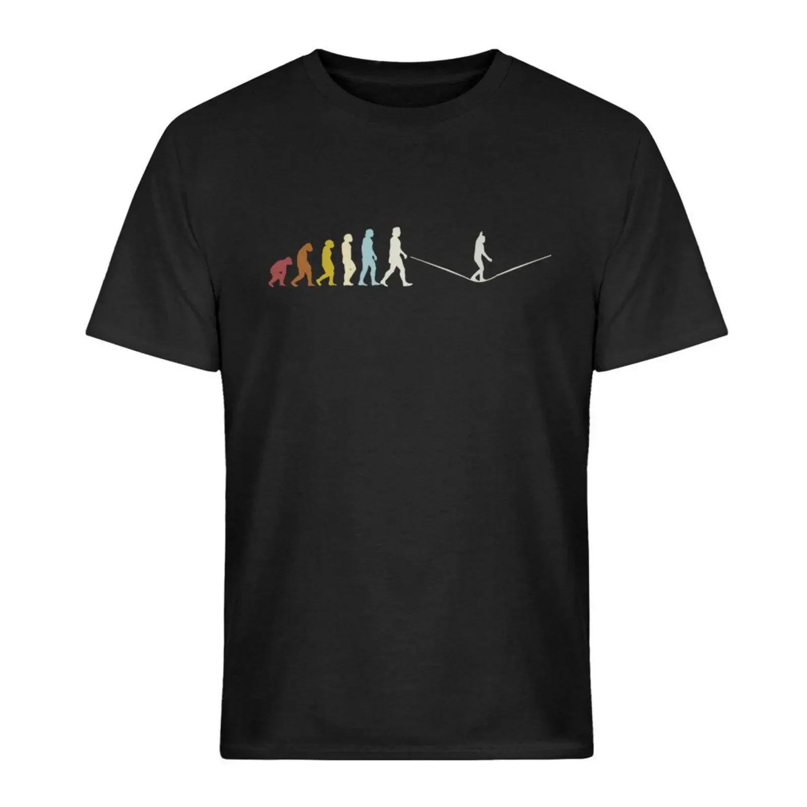 T-shirt Slackline Evolution vintage délavé légèrement graphique confortable extensible élégant mode homme