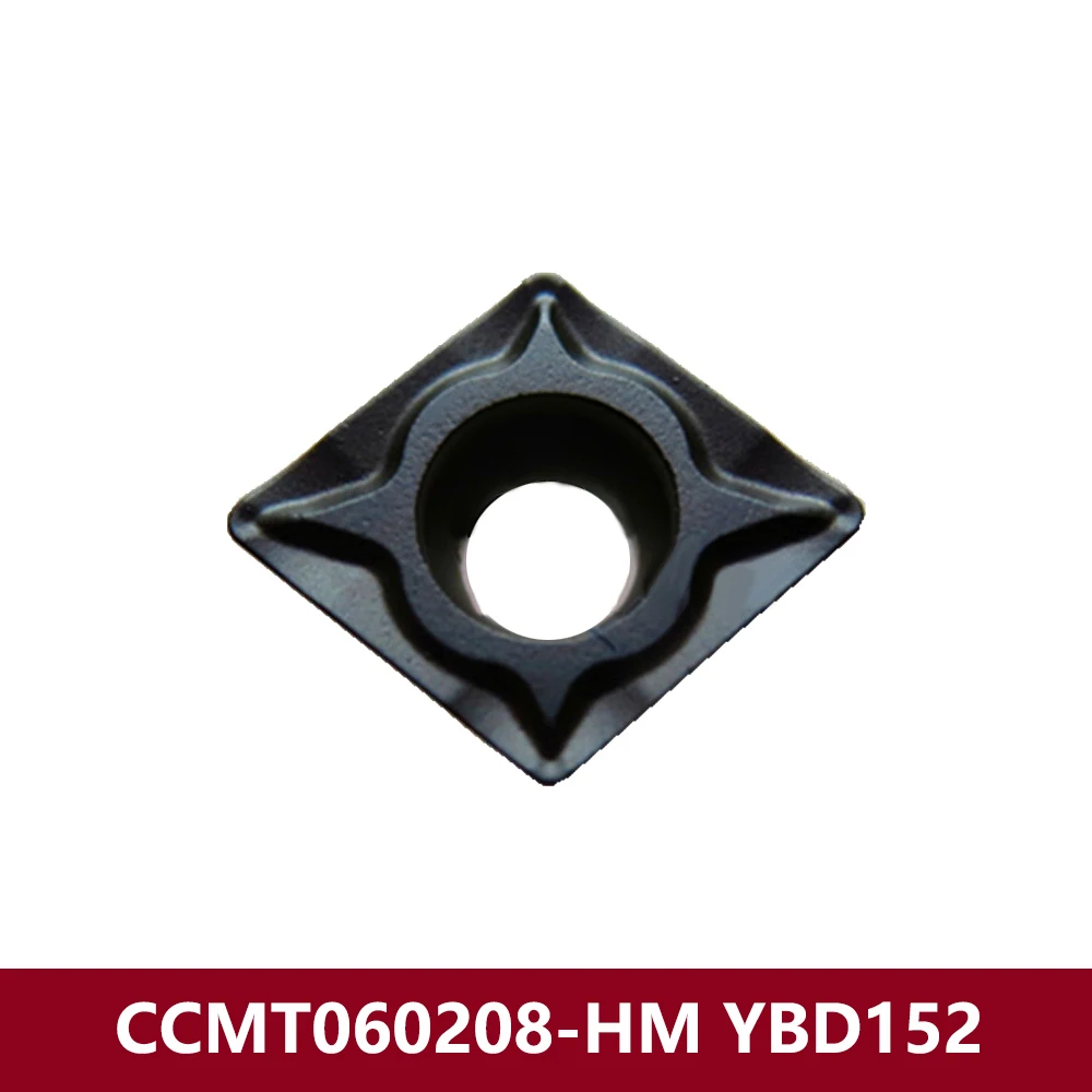 

CCMT060208-HM YBD152 Original CNC Lathe Cutting Tools CCMT 060208 CCMT2(1.5)2-HM CCMT060208 HM Carbide Inserts For Cast Iron