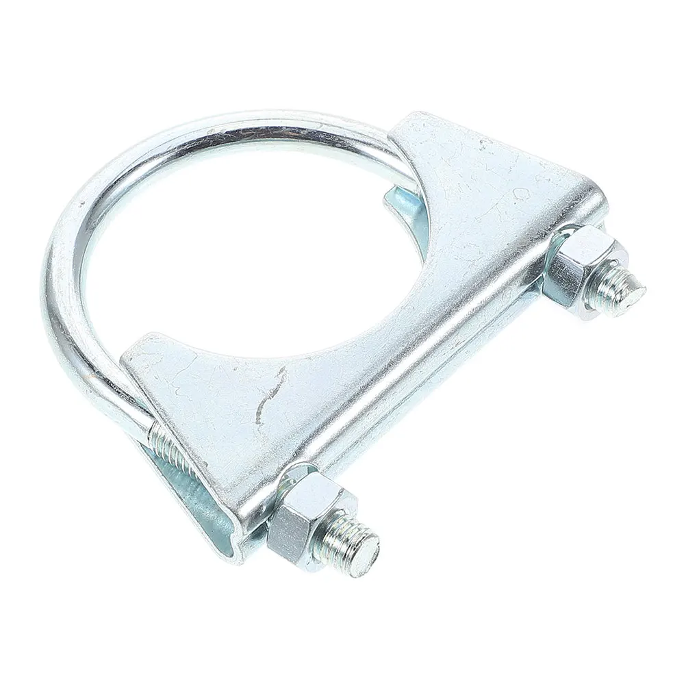 

-Bolt Exhaust Clamp Heavy Duty Pipe Fixing Clip Automotive Water Pipes Durable Leak-Proof for Industrial