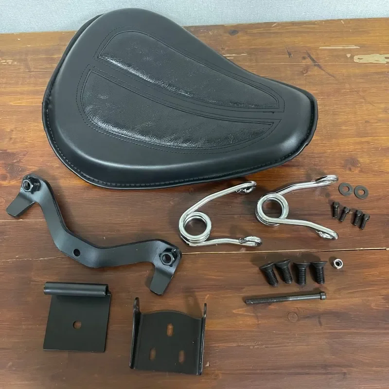 

Для Harley Sportster XL 883 1200 2004-2006 2010-Up детали мотоцикла Solo Rider сиденье с пружинным монтажным кронштейном