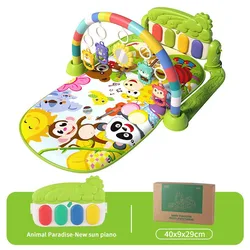 Multifuncional Crawling Blanket para Crianças, Baby Floor Mat, Infant Play Rug, Gym Crawling Game Gift, Fitness Frame