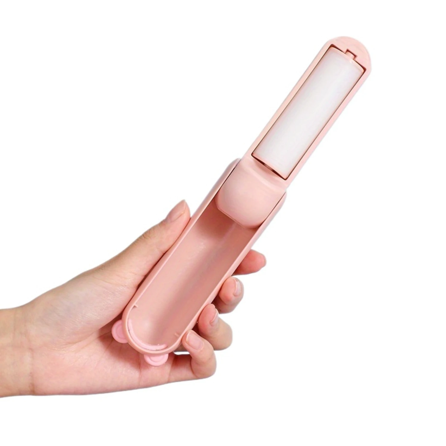 Portable Hair Sticker Roller with Tear-off Paper Roll for Sticky Hair Removal - Mini Household Hair Remover Roller Brush Artifac