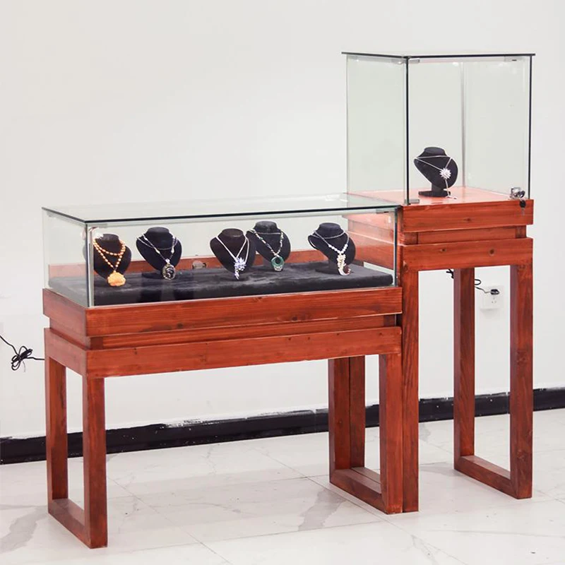 Custom.Custom Holz Museum Vitrine Glas Vitrine Luxus Vitrine