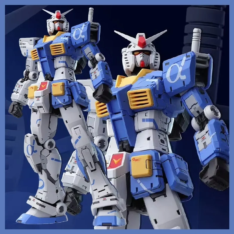 

Rx-78-2 In Stock Fat Cat Mg 1/100 New Product Ver.9 001magnification Series Jiu Long Quan 1 Color Scheme Assembly Model Kit Toys