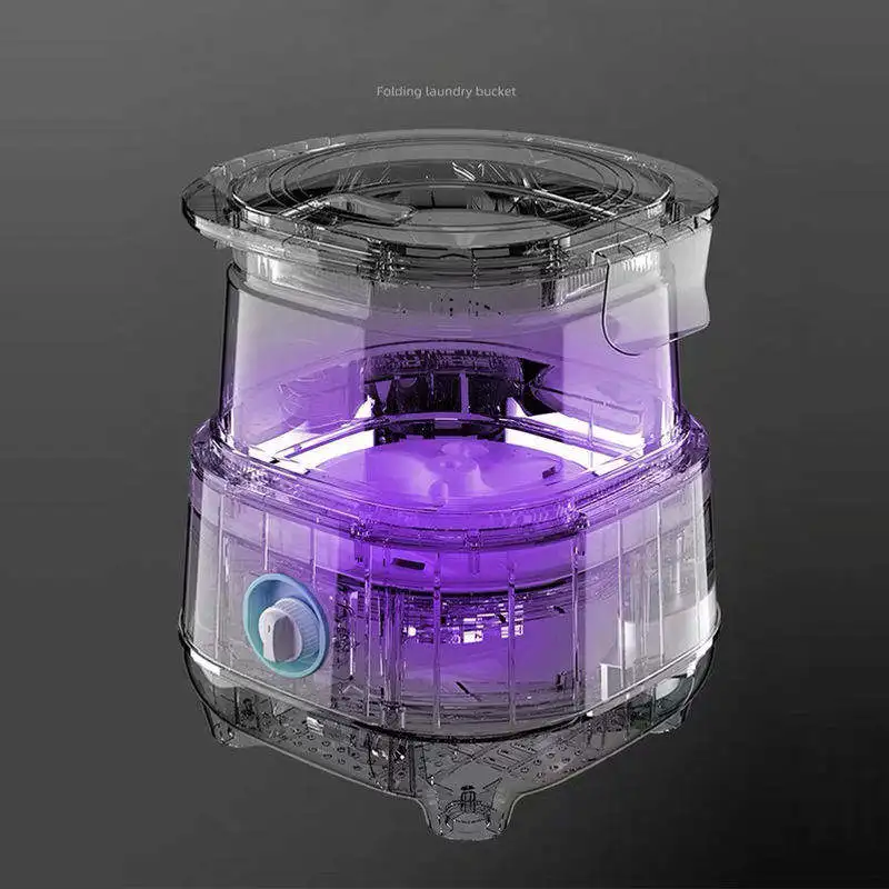 ملابس داخلية منزلية صغيرة محمولة قابلة للطي، غسالة صغيرة، غسالة نابضة