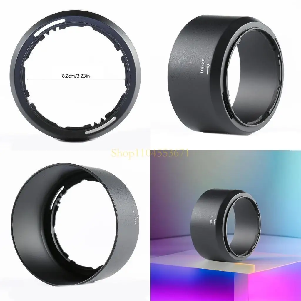

Best Seller Lens Shade for AF-P 70-300mm f/4.5-6.3G ED VR Lens Cap HB-77 Replacement Lens Cover Camera SunShade