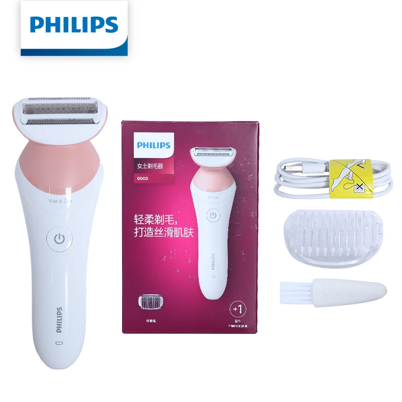 Philips BRL146/80 Epilator for Women Hair Remover Lady Shaver Waterproof Shower Use, USB Rechargeable Floating Head