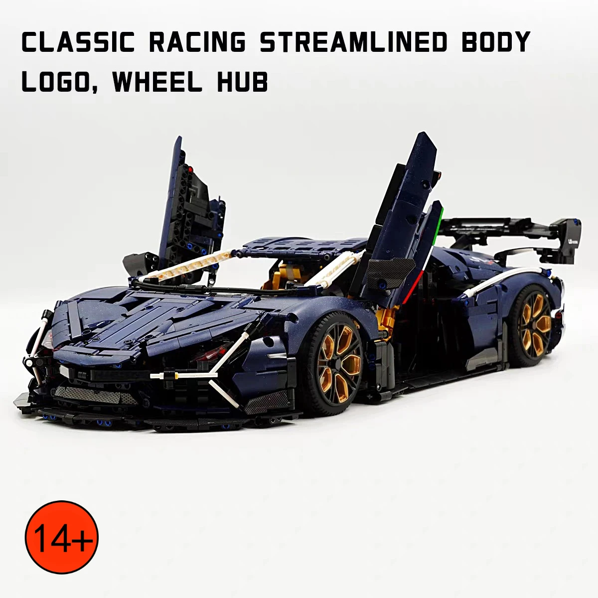 

Модель автомобиля 1:8, высокотехнологичный суперкар, конструктор, сложная сборка, технический спортивный автомобиль, подарок для декора комнаты