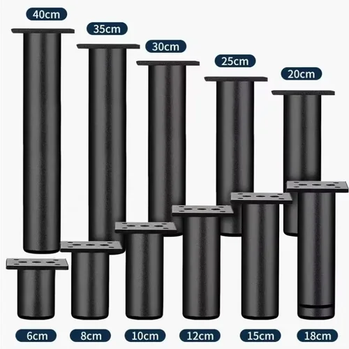 Muebles de 60-400MM, patas de gabinete de aleación de aluminio, patas de mesa, patas de gabinete, mesa auxiliar, sofá, mueble de TV, patas de soporte, cama ajustable