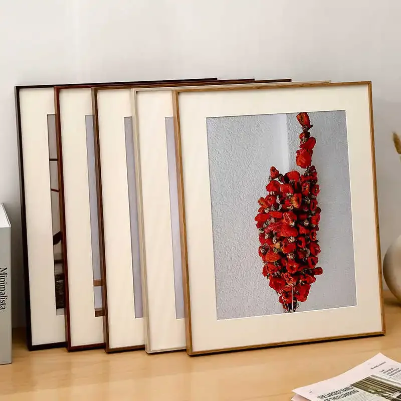 Aluminum A3/A4 4K/8K Photo Frame for Wall Hanging Wedding Picture Frame for Posters Art Displays Stylish Home Desktop Decor Gift